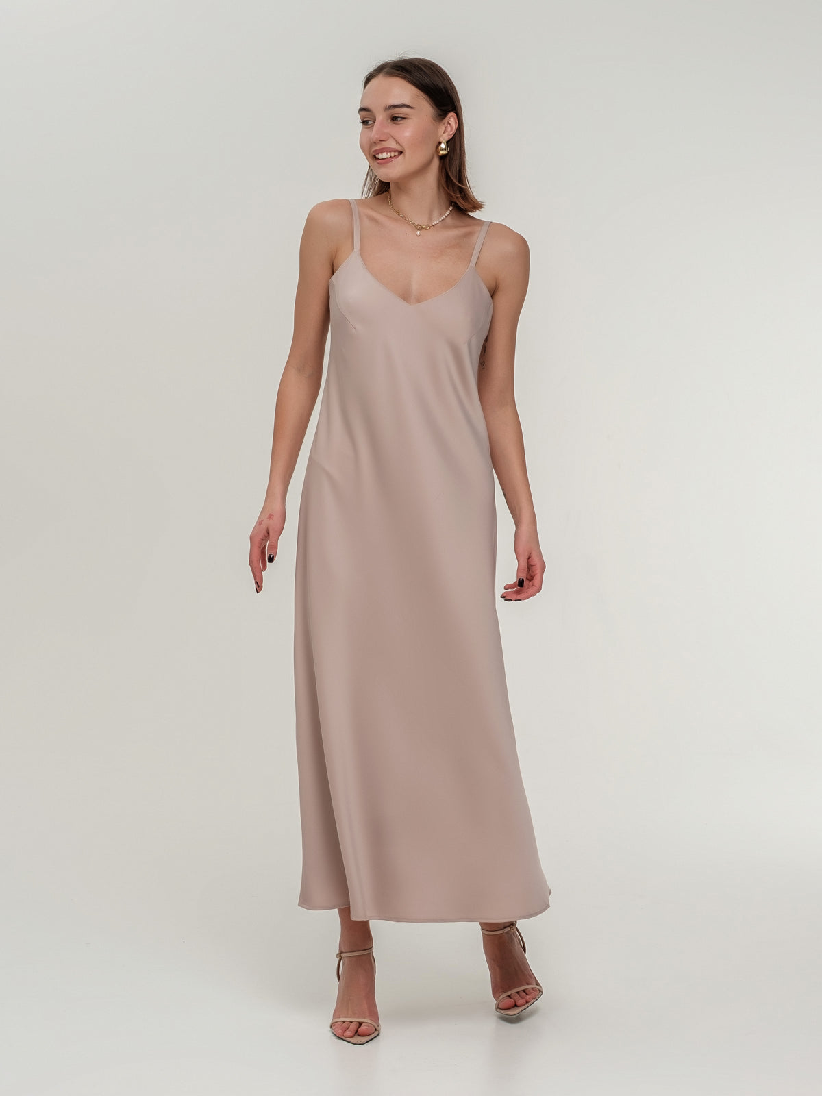 Slip satin dress